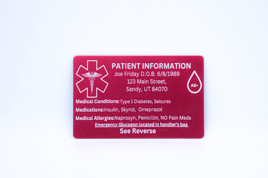 Medical ID Card